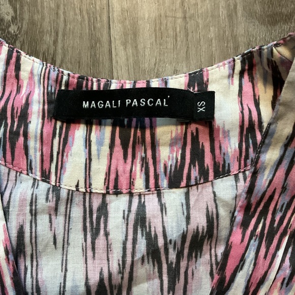 Magali Pascal Ruffled V-Neck Blouse  XS - Picture 3 of 5